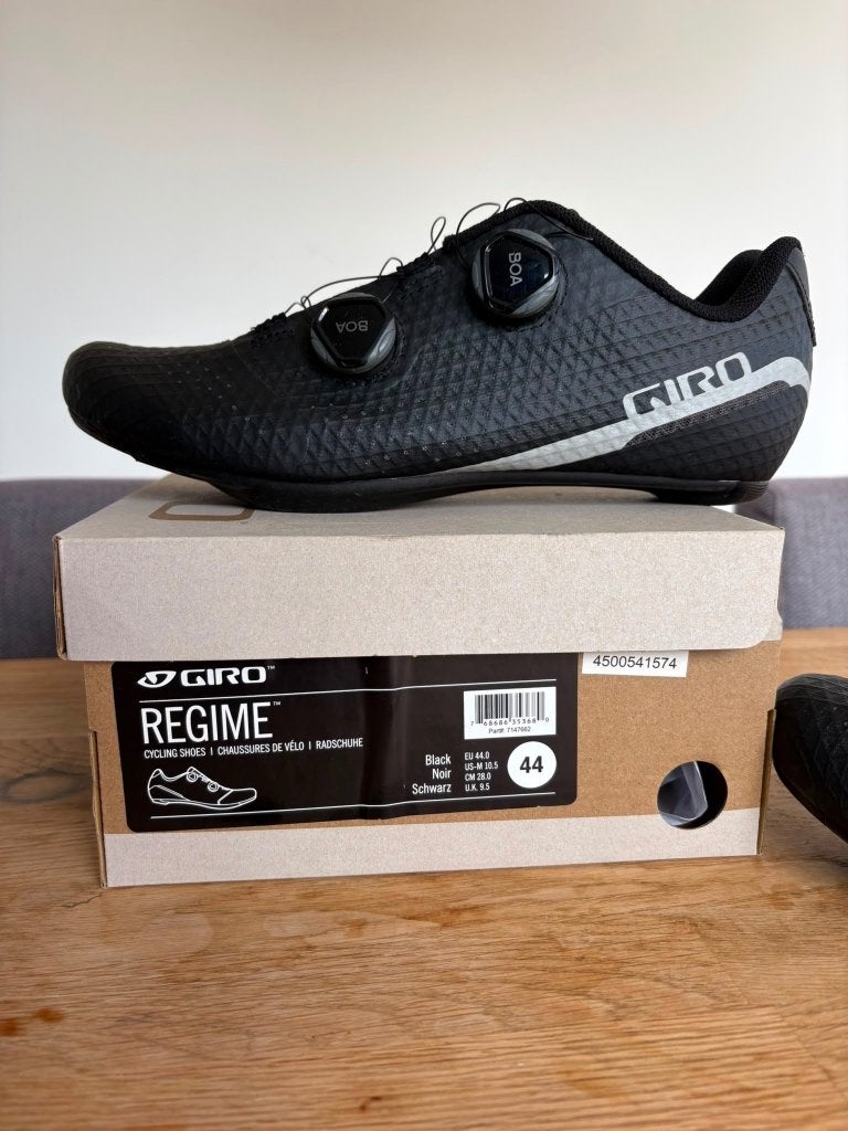 Giro Regime wielrenschoenen maat 44, Sport en Fitness, Ophalen of Verzenden, Zo goed als nieuw, Schoenen