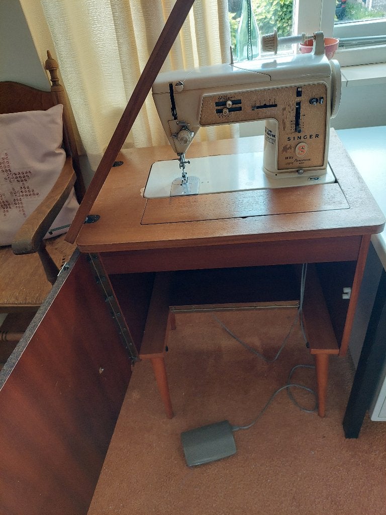 Vintage Singer naaimachine, Ophalen, Gebruikt, Naaimachine, Singer