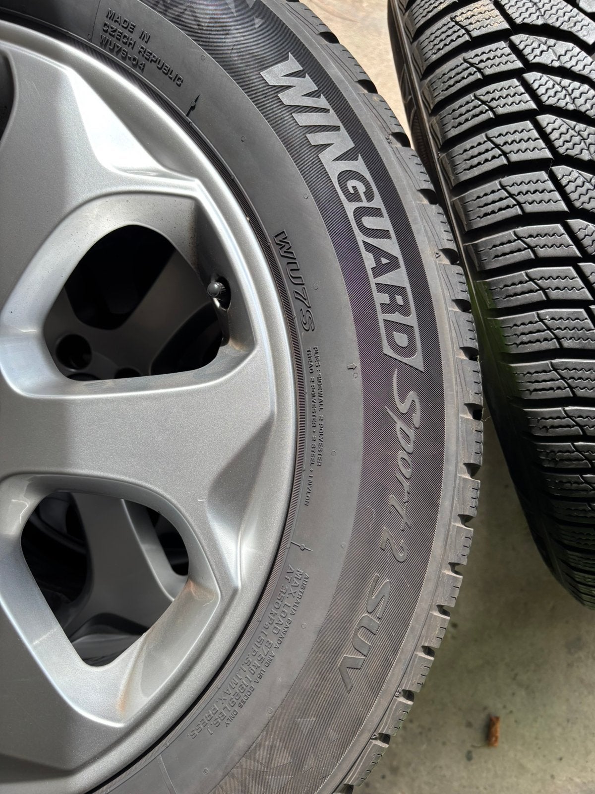 Volvo XC velgen met winterbanden, Ophalen, Zo goed als nieuw