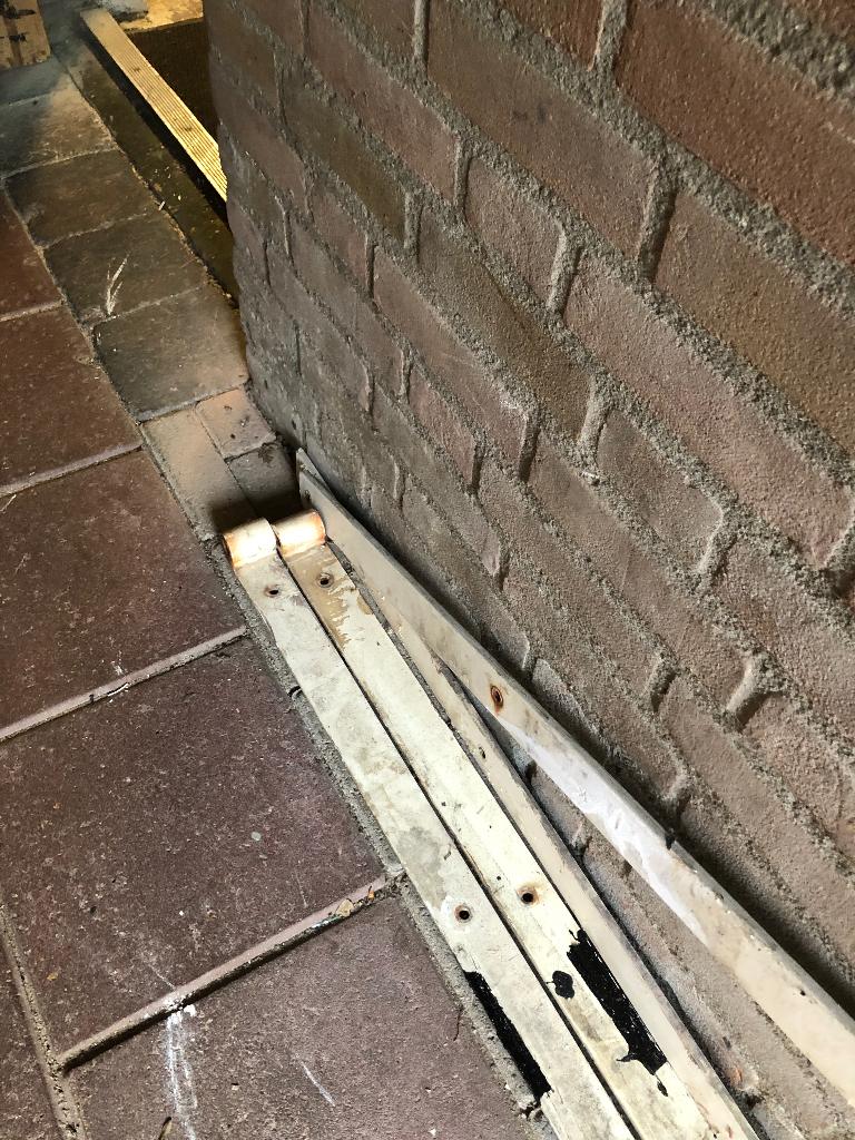 Poort scharnieren, Doe-het-zelf en Verbouw, Hang- en Sluitwerk, Ophalen of Verzenden, Gebruikt, IJzer, Scharnier