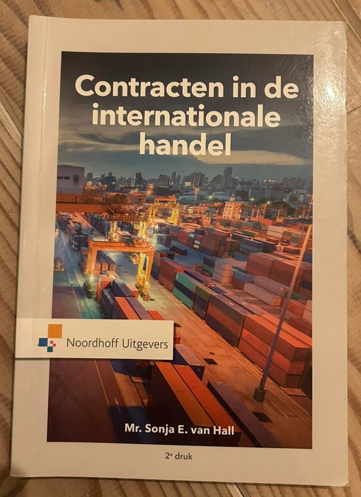 Sonja E. van Hall - Contracten in de internationale handel, Boeken, Ophalen, Sonja E. van Hall, Sociale wetenschap, Zo goed als nieuw