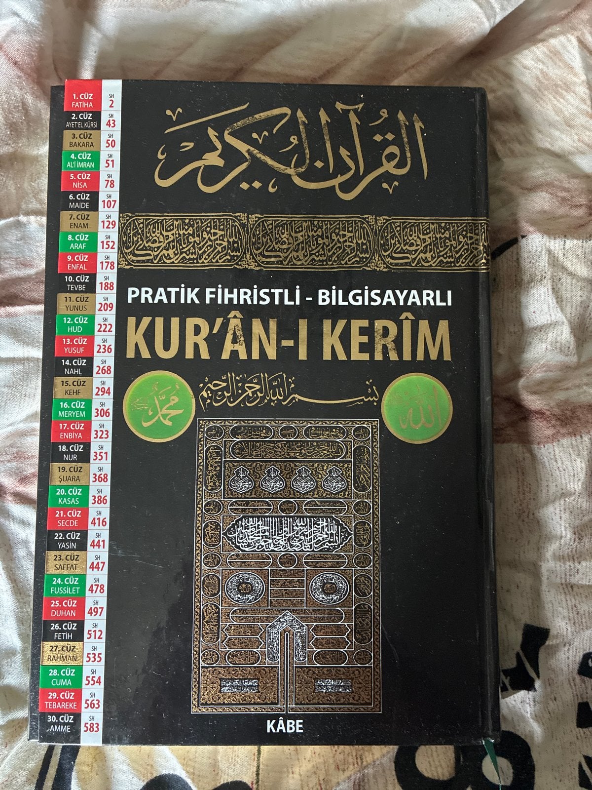 Koran - Pratik Fihristli - Bilgisayarli Kur'an-i Kerim, Ophalen of Verzenden, Zo goed als nieuw, Islam