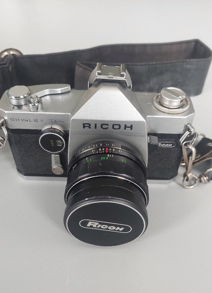 Ricoh Singlex TLS Spiegelreflex camera analoog, Ophalen of Verzenden, Gebruikt, Spiegelreflex, Overige Merken