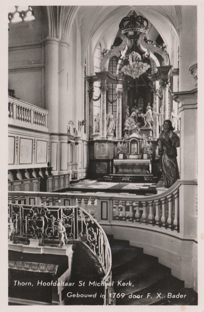 THORN St/ Michael Kerk Hoofdaltaar, Verzenden, 1940 tot 1960, Ongelopen, Limburg