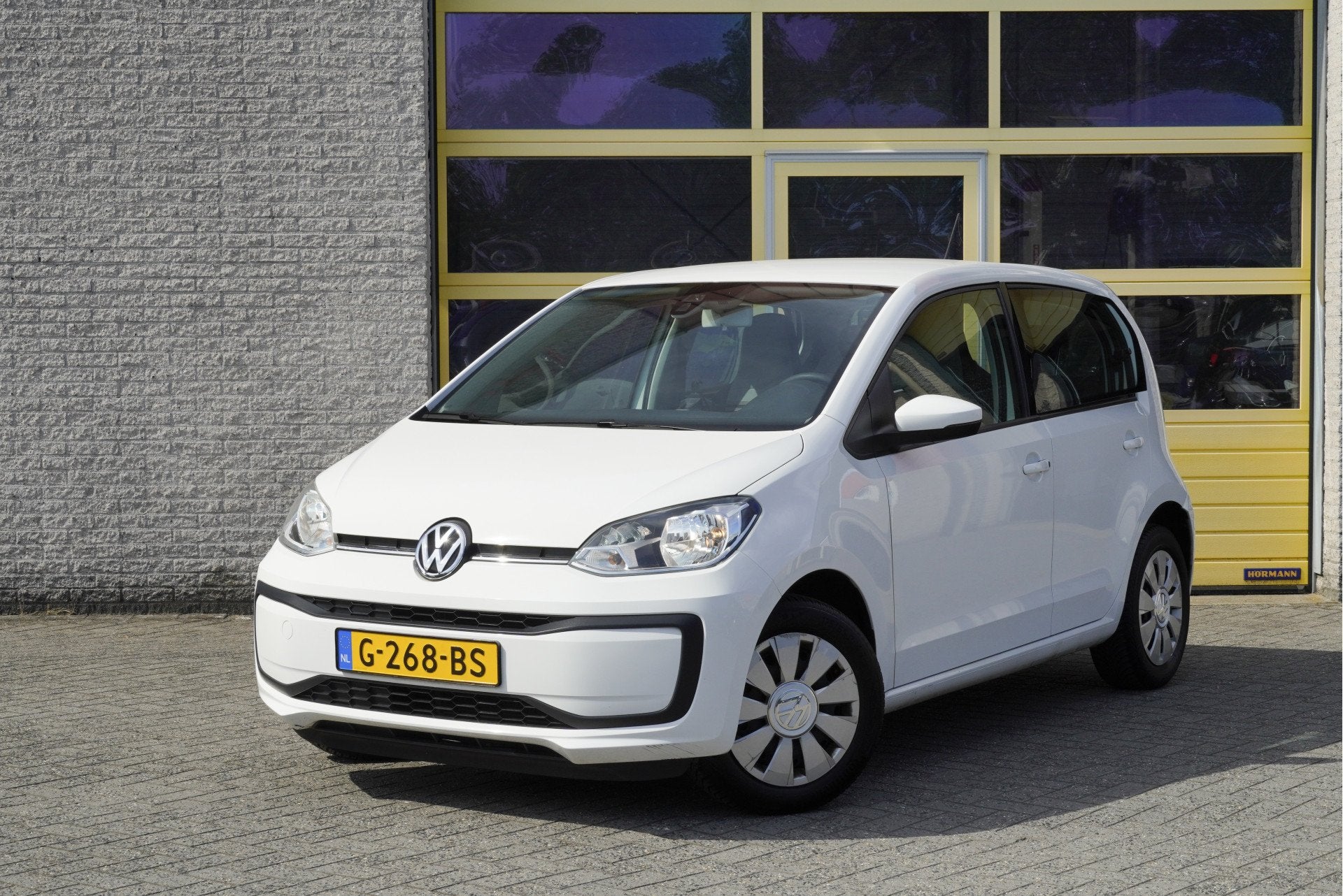Volkswagen up! 1.0 BMT 5drs Move Up! BJ2019 Led dagrijverlic, Auto's, Voorwielaandrijving, Stof, Gebruikt, Wit