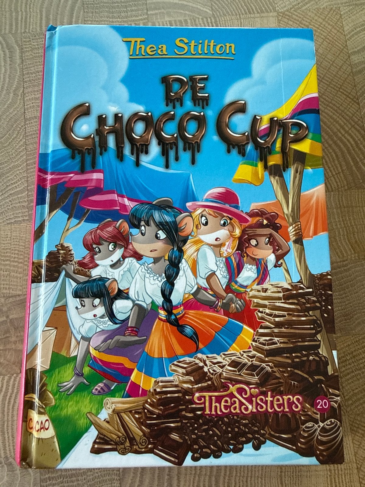 Thea Stilton - De Choco Cup, De Pioenkoningin, Het Mysterie, Ophalen of Verzenden, Gelezen, Fictie