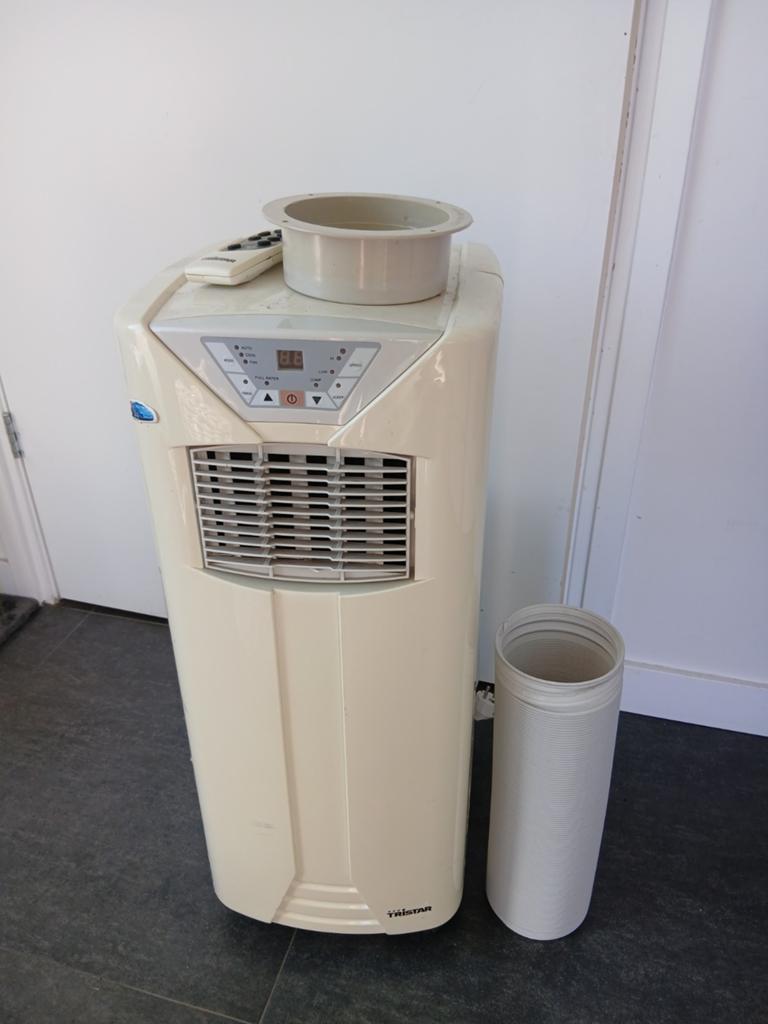 Tristar Mobiele Airco - Koel en Ontvochtig, Ophalen, Gebruikt, Minder dan 60 m³, 3 snelheden of meer