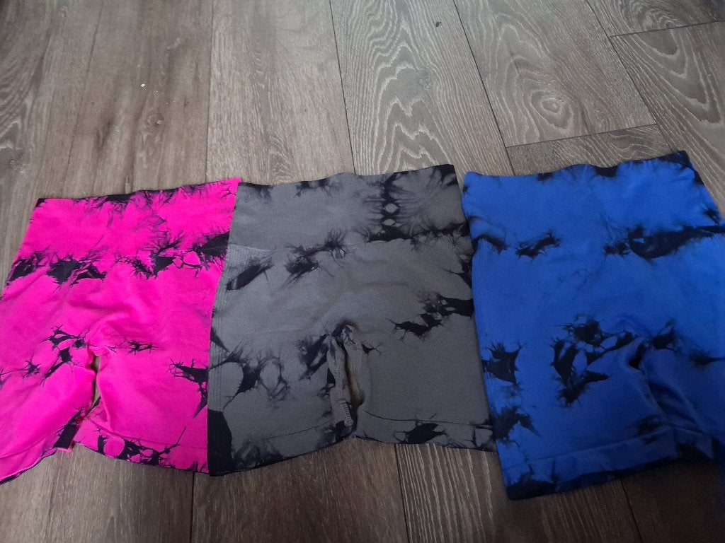 3 sportbroekjes maat xs, Blauw, Ophalen of Verzenden, Maat 34 (XS) of kleiner, Fitness of Aerobics