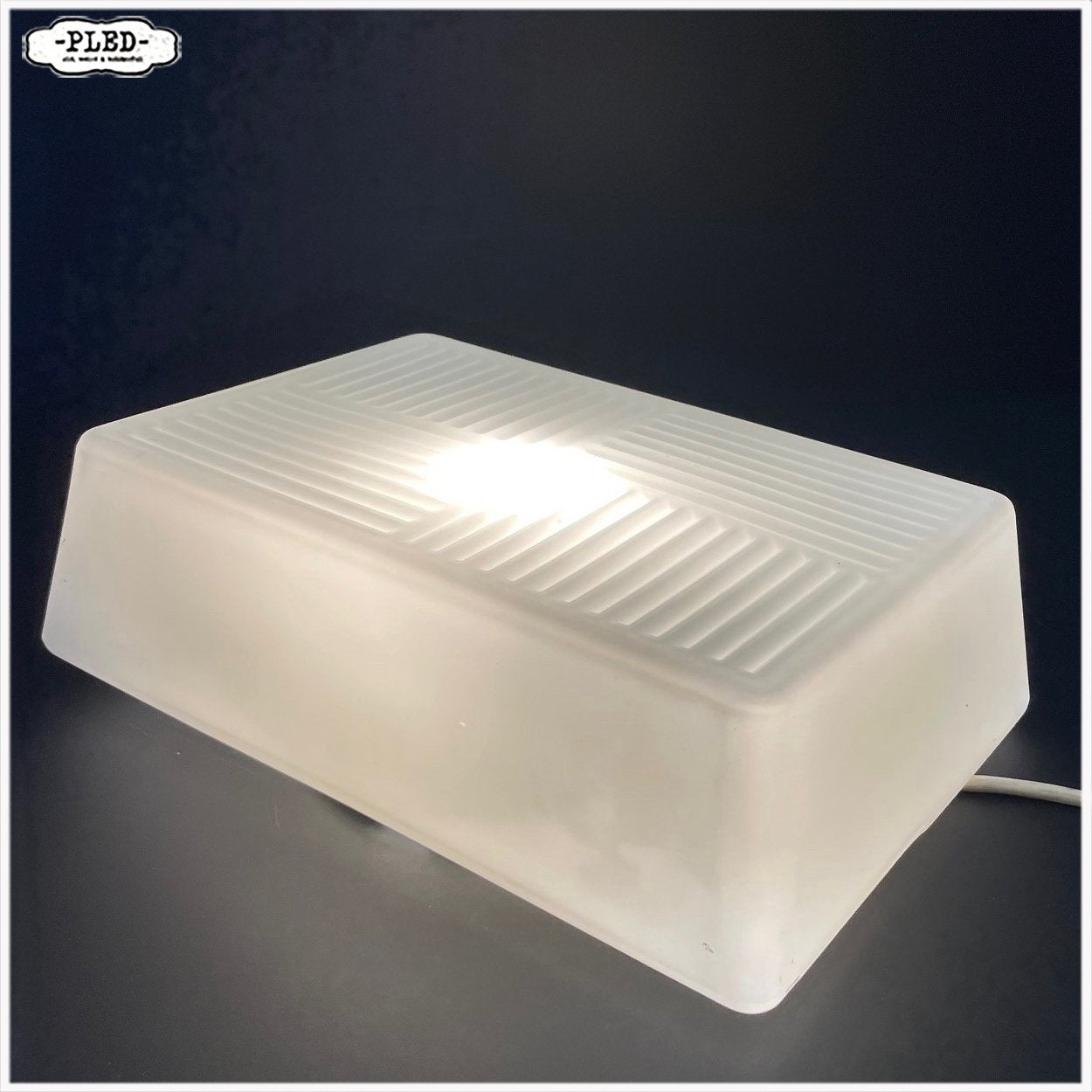 Opaline plafondlamp Plafonnière Lamp, Wit, Overige merken, Gebruikt, Glas