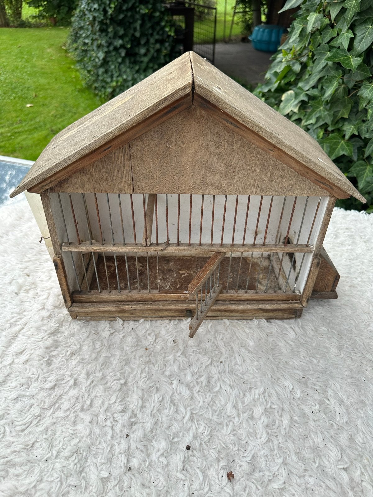 Vogelkooitje., Dieren en Toebehoren, Ophalen of Verzenden, Gebruikt, Hout, Vogelkooi