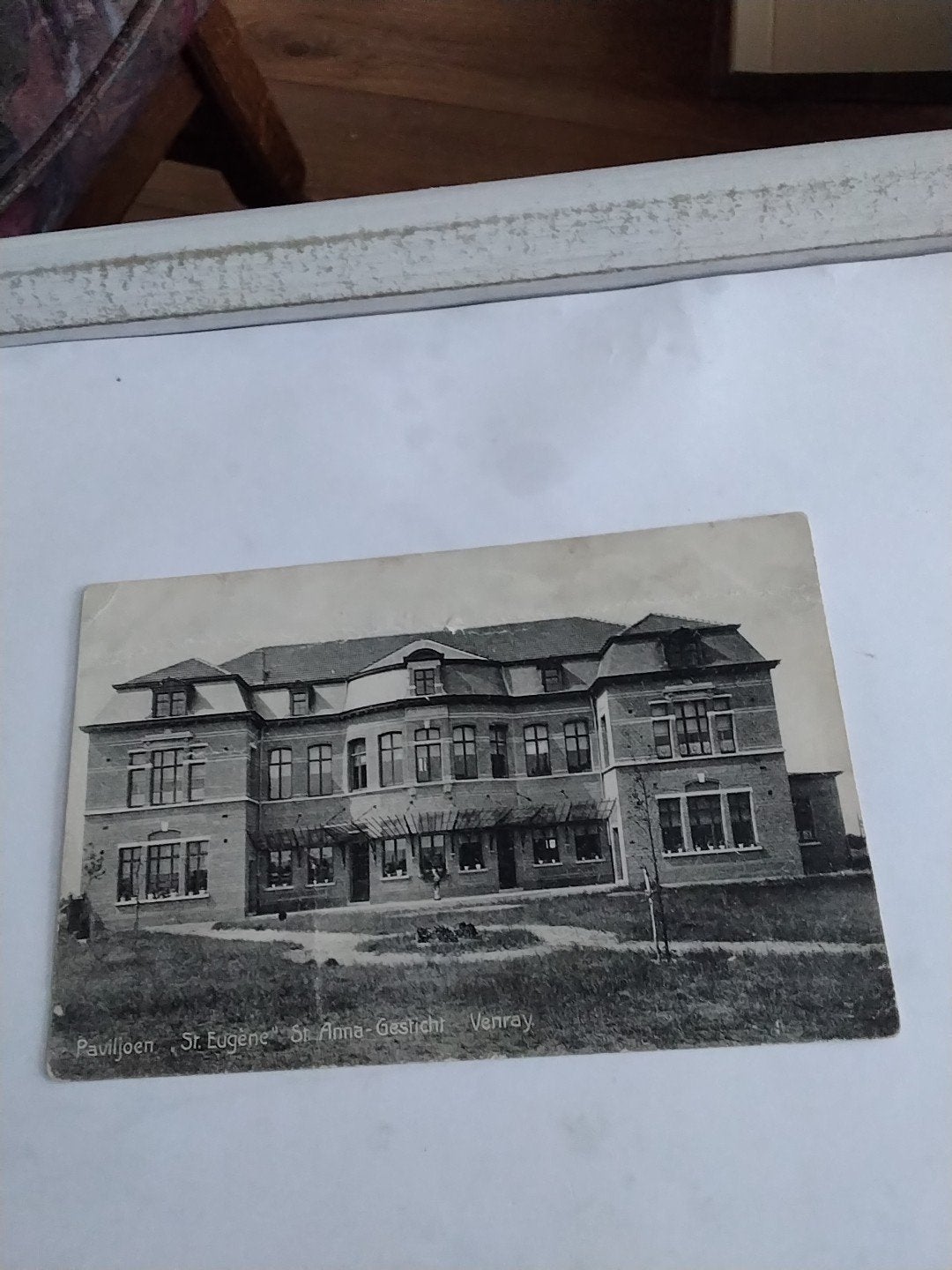 Oude kaart Paviljoen St. Eugene St. Anna-Gesticht Venray, Verzamelen, Ansichtkaarten | Nederland, Ophalen of Verzenden, Voor 1920