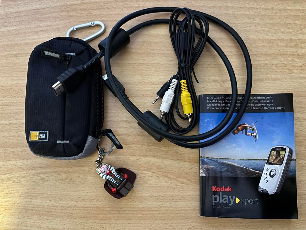 Kodak Play Sport Zx3 Full HD Waterdichte Videocamera, Overige merken, Full HD, Ophalen of Verzenden, Zo goed als nieuw