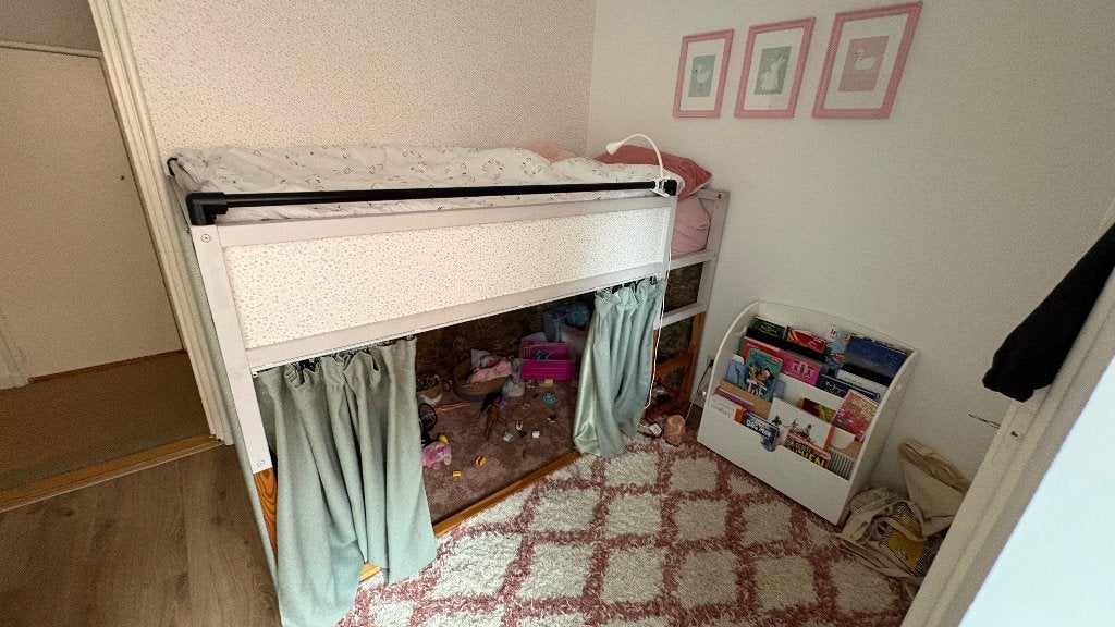Hoogslaper kind, Kinderen en Baby's, Kinderkamer | Stapelbedden en Hoogslapers, Ophalen, Gebruikt, Hoogslaper