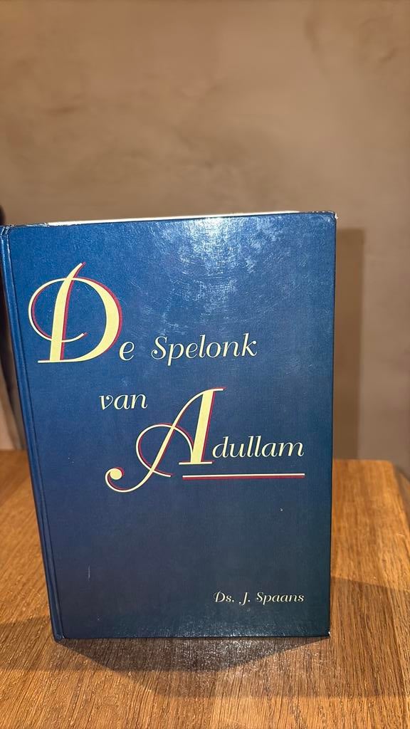 KR-1 Ds J Spaans - De spelonk van Adullam, Ophalen of Verzenden, Gelezen, Jaap Spaans