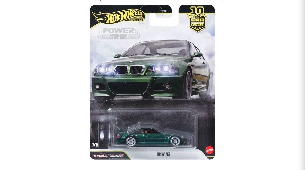 Hot Wheels Premium BMW M3 E46 Groen - Power Trip, Ophalen of Verzenden, Nieuw
