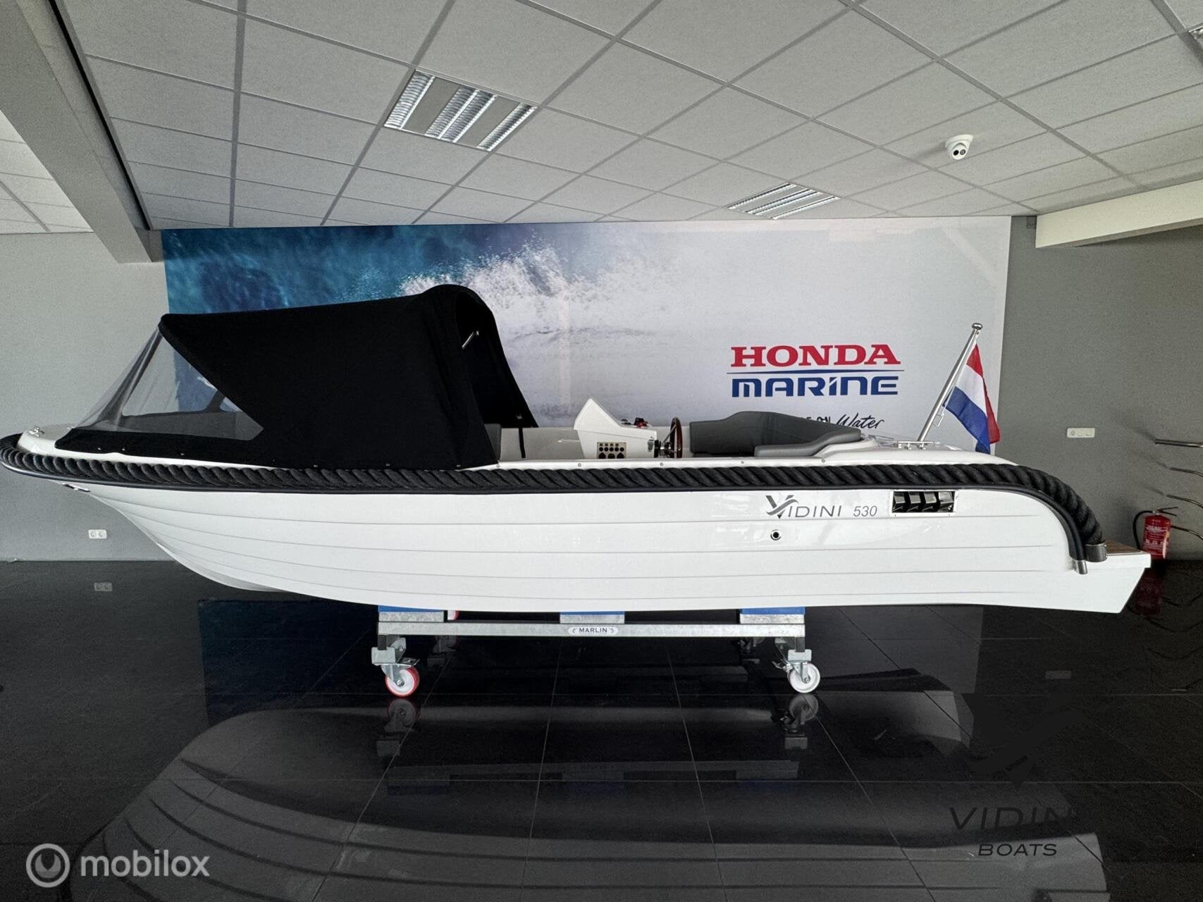 Vidini 530 tender met Honda 15pk zeer compleet, Watersport en Boten, Sloepen, -, -, Nieuw, -