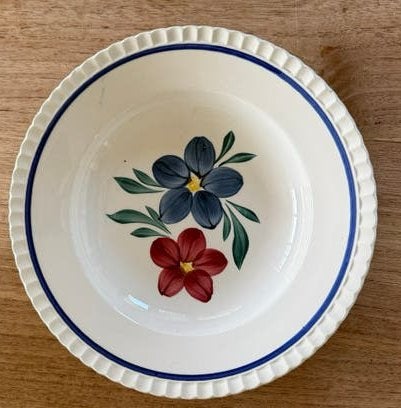 Antilles Digoin Sarreguemines Bloemen Bord, Antiek en Kunst, Ophalen of Verzenden