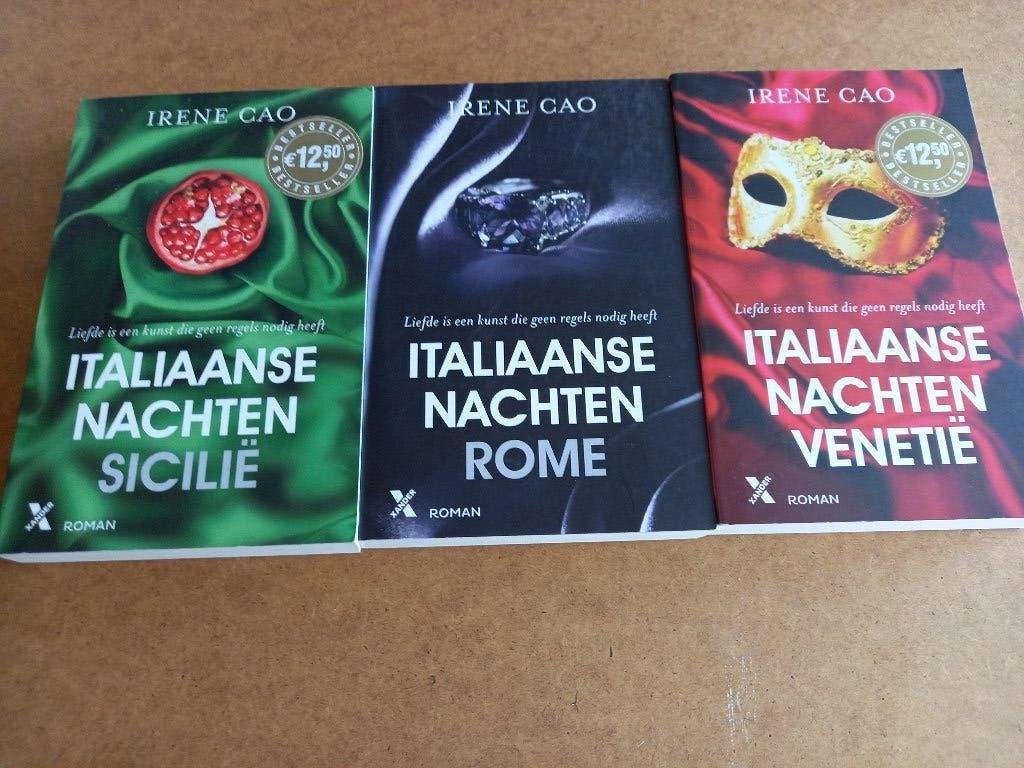 (Erotisch) Irene Cao: Italiaanse Nachten trilogie, Boeken, Ophalen of Verzenden, Zo goed als nieuw