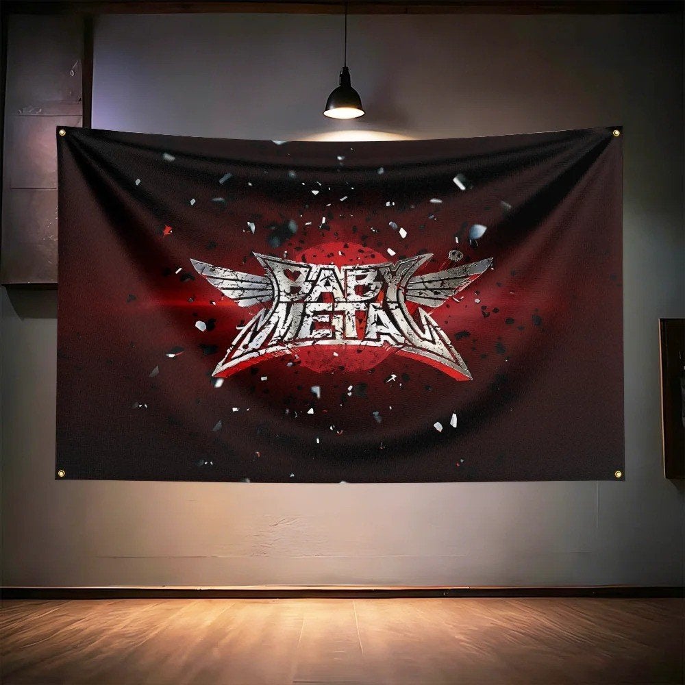 Grote vlaggen Baby Metal (150x90cm), Ophalen of Verzenden, Nieuw