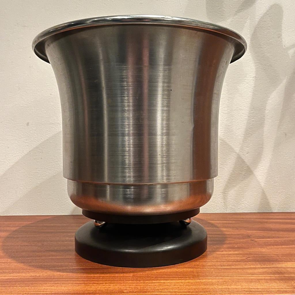 Grote art deco jaren 30 bakeliet en chroom vaas Demeyere, Antiek en Kunst, Ophalen of Verzenden