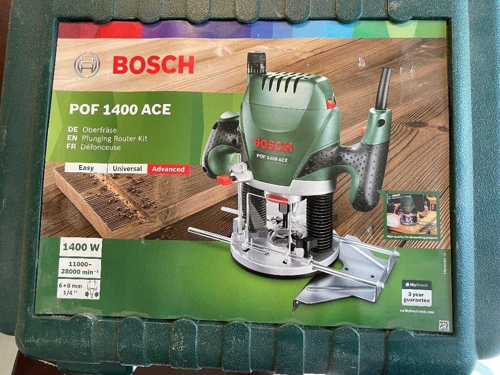 Bosch POF 1400 ACE Bovenfrees - Krachtig en Veelzijdig, Gebruikt, Ophalen of Verzenden, Bovenfrees, Bosch