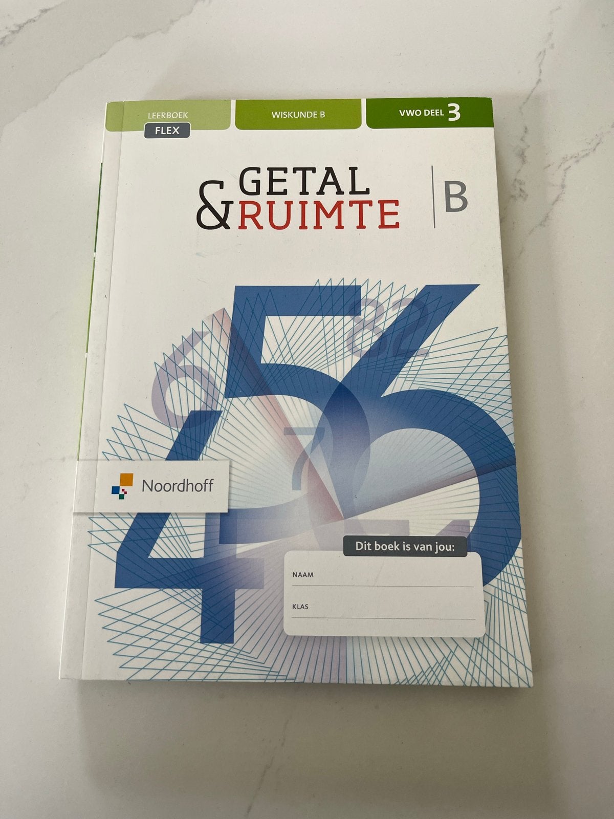 Wiskunde B VWO DEEL 3 Getal & Ruimte - Noordhoff, Ophalen, Beta, Nieuw