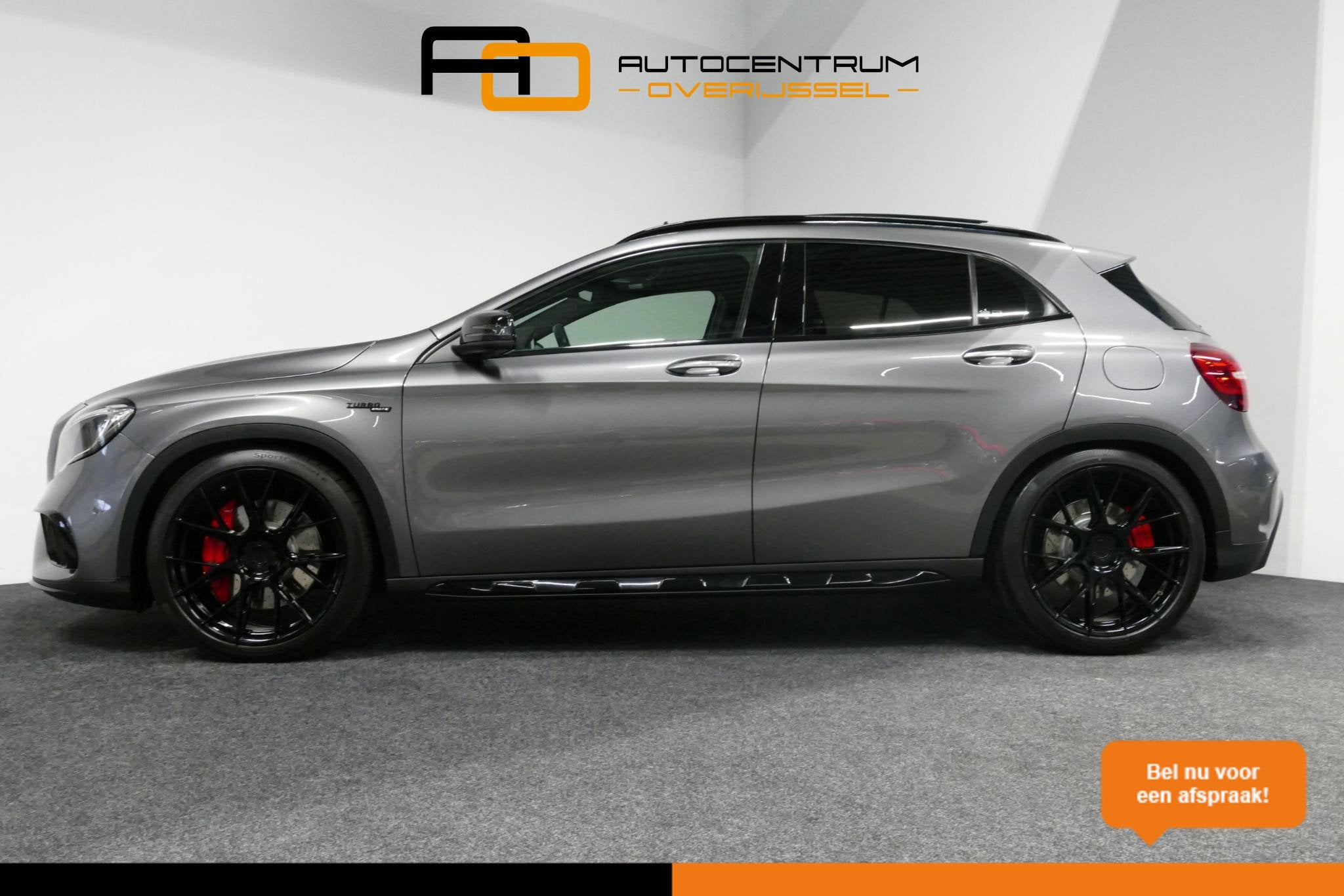 Mercedes-Benz GLA-klasse AMG 45 4MATIC Premium Plus / UNIEK, Automaat, Gebruikt, 4 cilinders, Leder en Stof