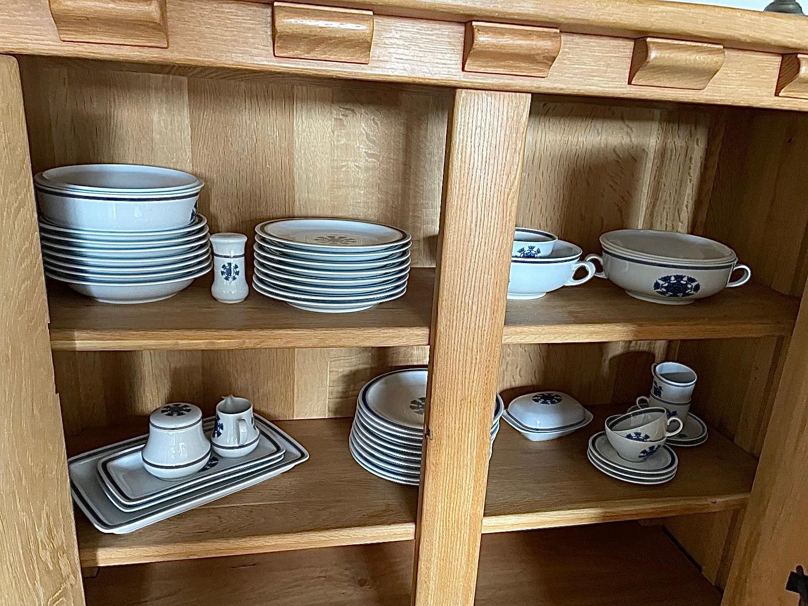 Vintage Mosa sevies, Ophalen, Zo goed als nieuw, Glas, Overige stijlen