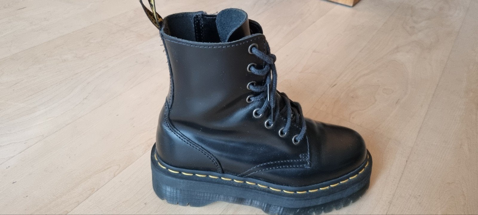 Dr. Martens Jadon Platform Boots Zwart maat 37- Zo goed als, Zwart, Lage of Enkellaarzen, Ophalen of Verzenden, Dr. Martens