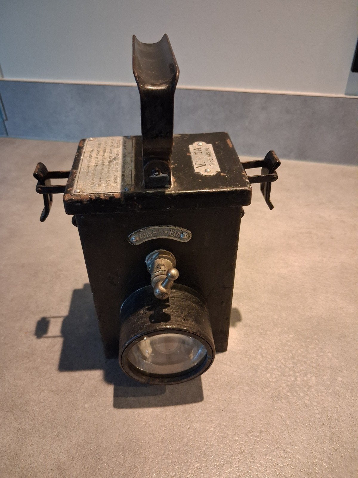 Varta MS16 zaklamp vintage, Ophalen of Verzenden, Overige typen