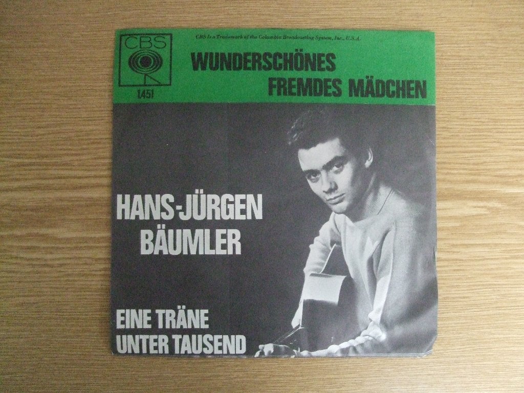 HANS JURGEN BAUMLER     WUNDERSCHONES FREMDES MADCHEN / EINE, 7 inch, Single, Ophalen of Verzenden, Zo goed als nieuw