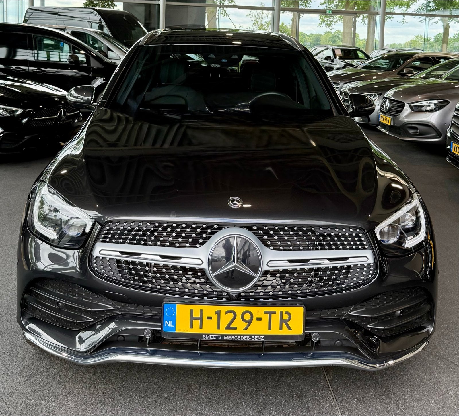 Mercedes-Benz GLC300 AMG PANO 4MATIC 9G-TRONIC + GARANTIE✅, Automaat, Parkeerassistent, 4 cilinders, 258 pk