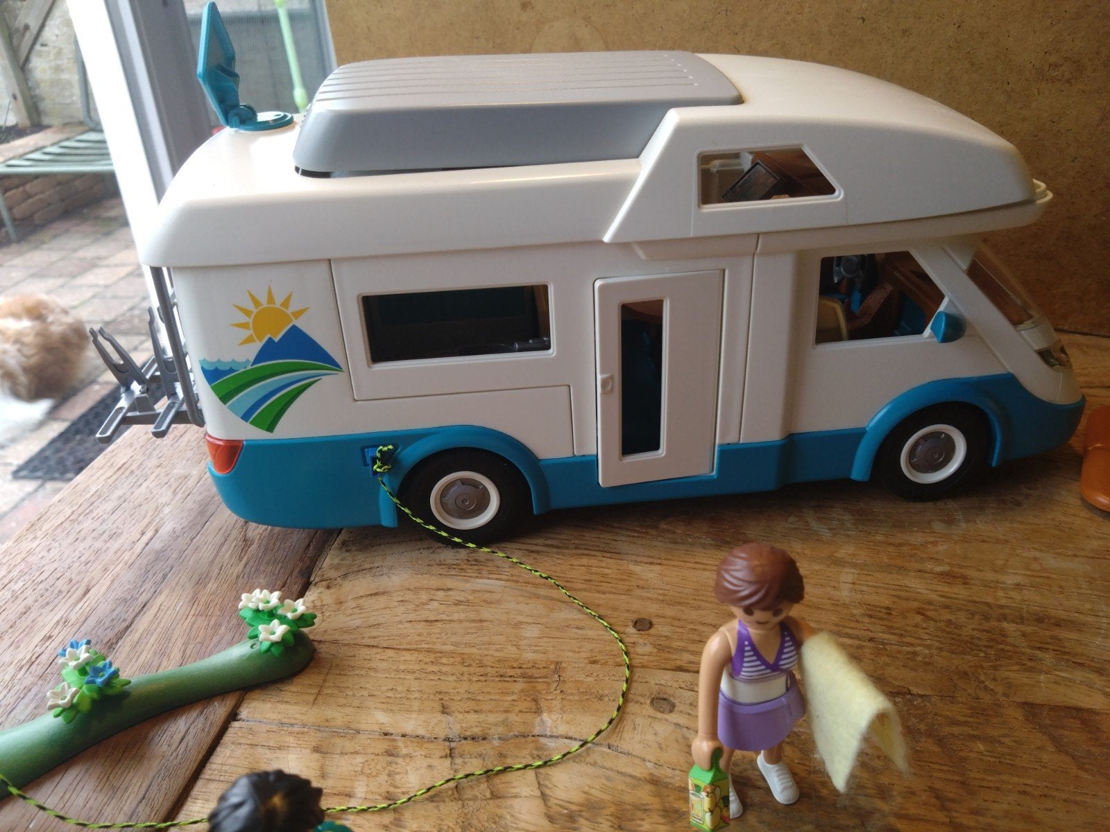 Playmobil Camper en Tent Kampeerset, Ophalen of Verzenden, Zo goed als nieuw, Jongen of Meisje