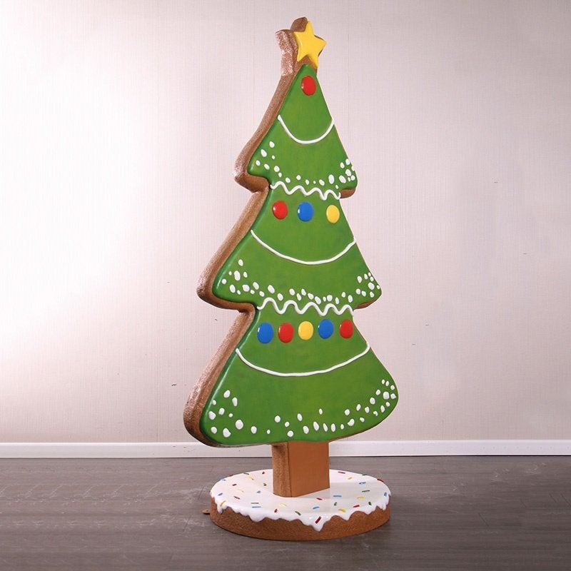 Gingerbread Christmas Tree – Kerstboom beeld Hoogte 213 cm, Diversen, Ophalen, HorecaBeelden, Nieuw, HorecaBeelden