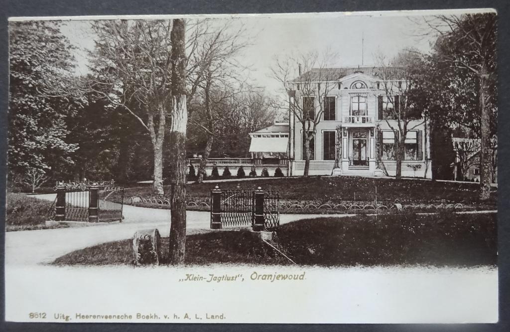 Oranjewoud, Klein Jagtlust. Voor 1906., Ophalen of Verzenden, Voor 1920, Ongelopen, Friesland