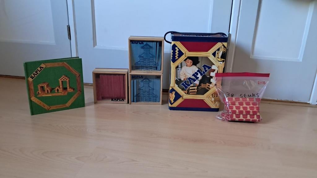 Kapla bouwblokken set - diverse kleuren., Ophalen of Verzenden, Gebruikt, Overige merken