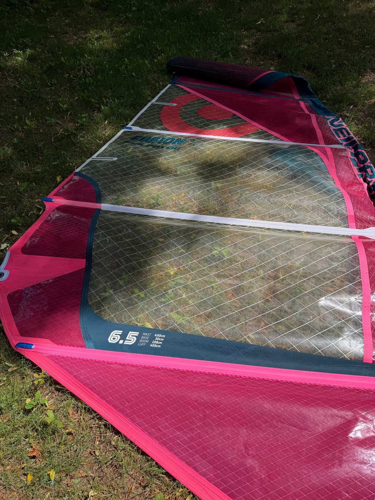 combat 4.2, Fusion 6.5, Watersport en Boten, Windsurfen, Ophalen of Verzenden, 8 m² of meer, Neilpryde, Complete set