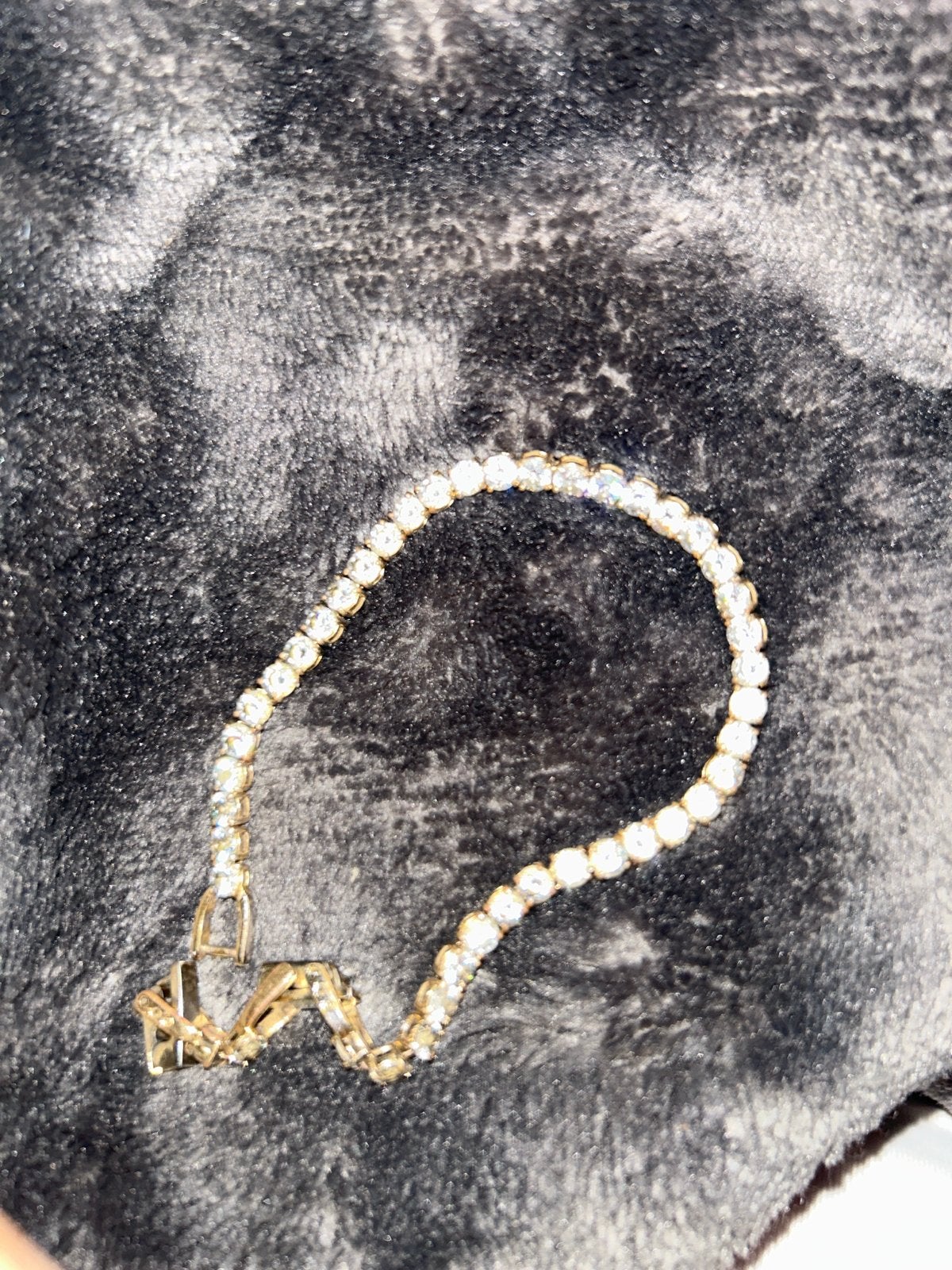 Swarovski armband, Ophalen of Verzenden, Zo goed als nieuw, Goud, Met kristal