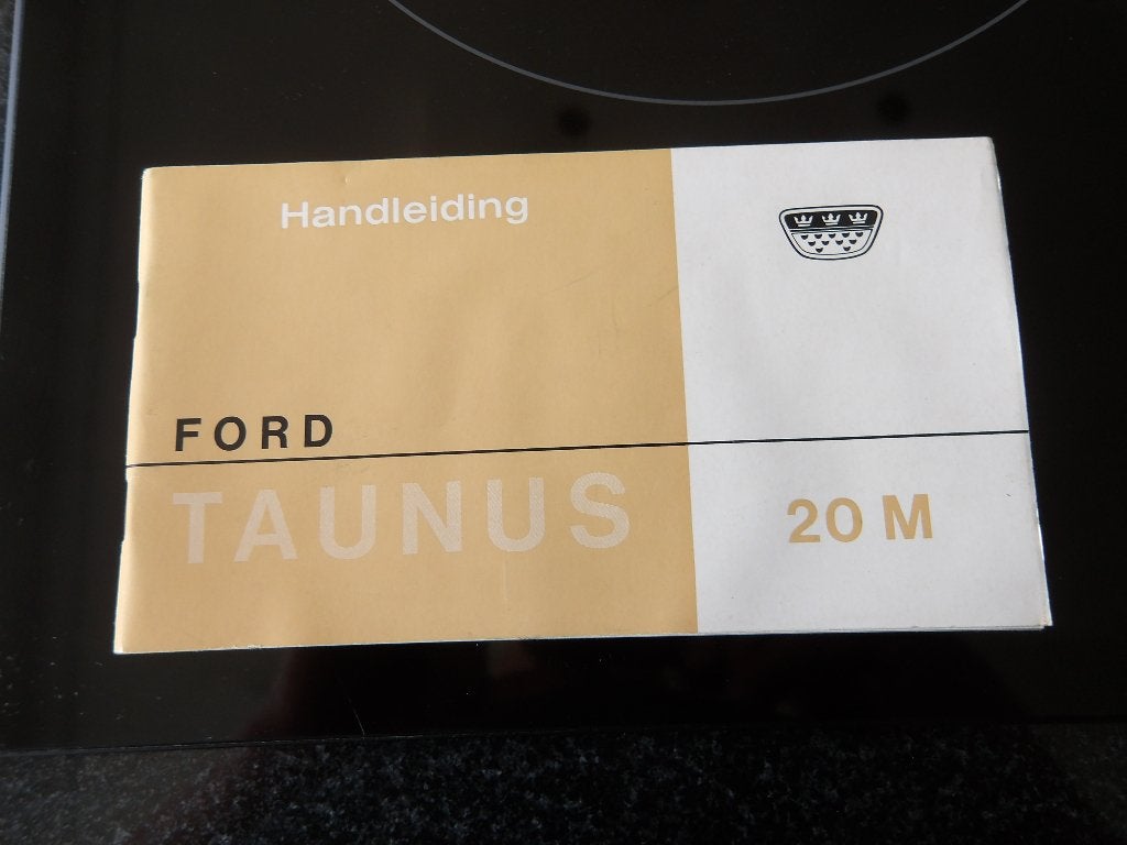 handleiding instructieboek Ford Taunus 20M 1964, Verzenden