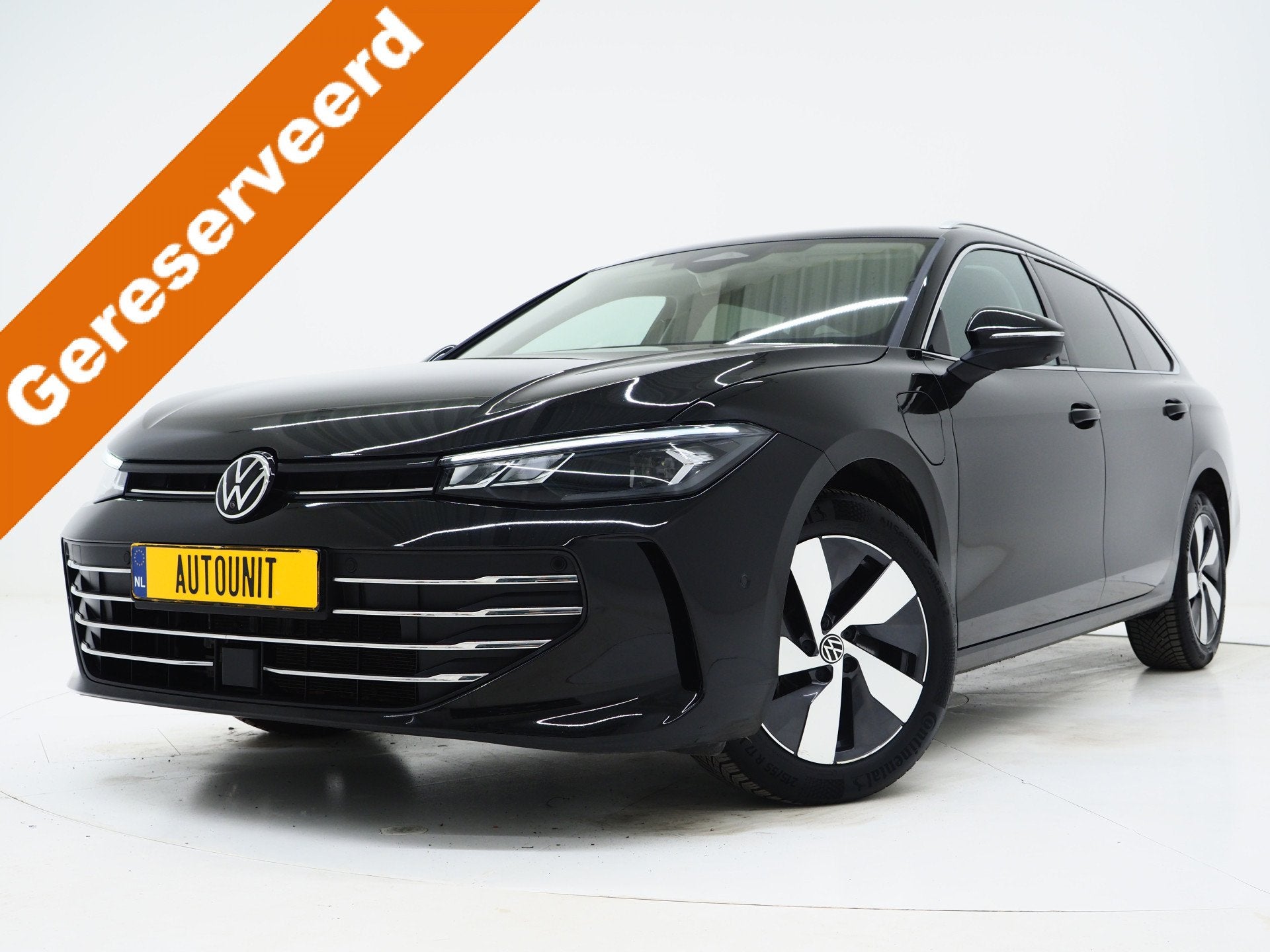 Volkswagen Passat Variant 1.5 eHybrid 204PK | Leder/Alcantar, Zwart, Zwart, Plug-in hybride, Onderhoudsboekje