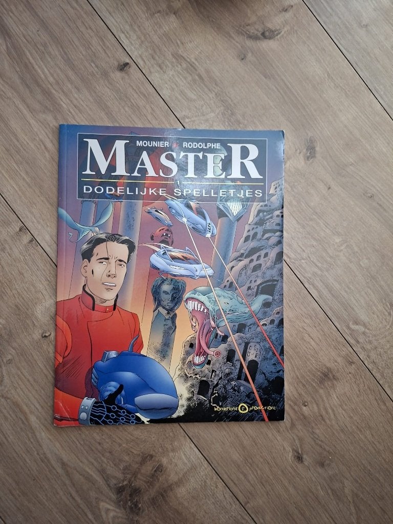 Master - Dodelijke Spelletjes (1998) 1e druk SC, Eén stripboek, Ophalen of Verzenden, Zo goed als nieuw