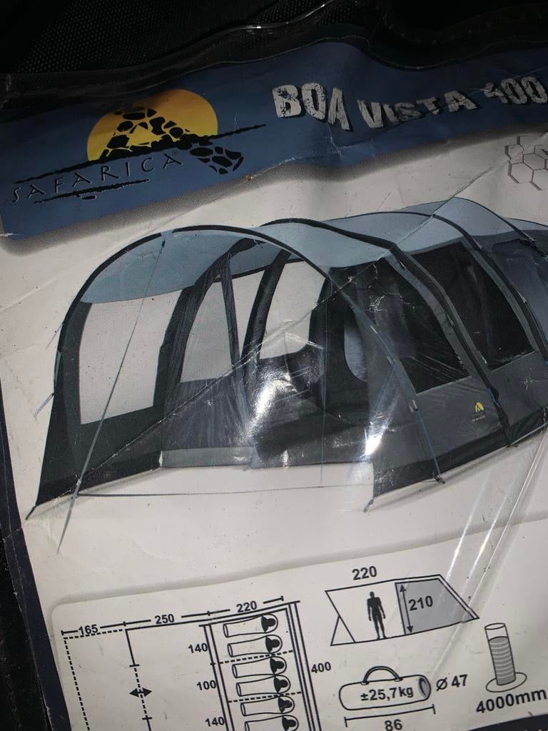 Zo goed als nieuwe Safarica Boa Vista 400 bungalow tenttent, Caravans en Kamperen, Tenten, Ophalen of Verzenden, Zo goed als nieuw