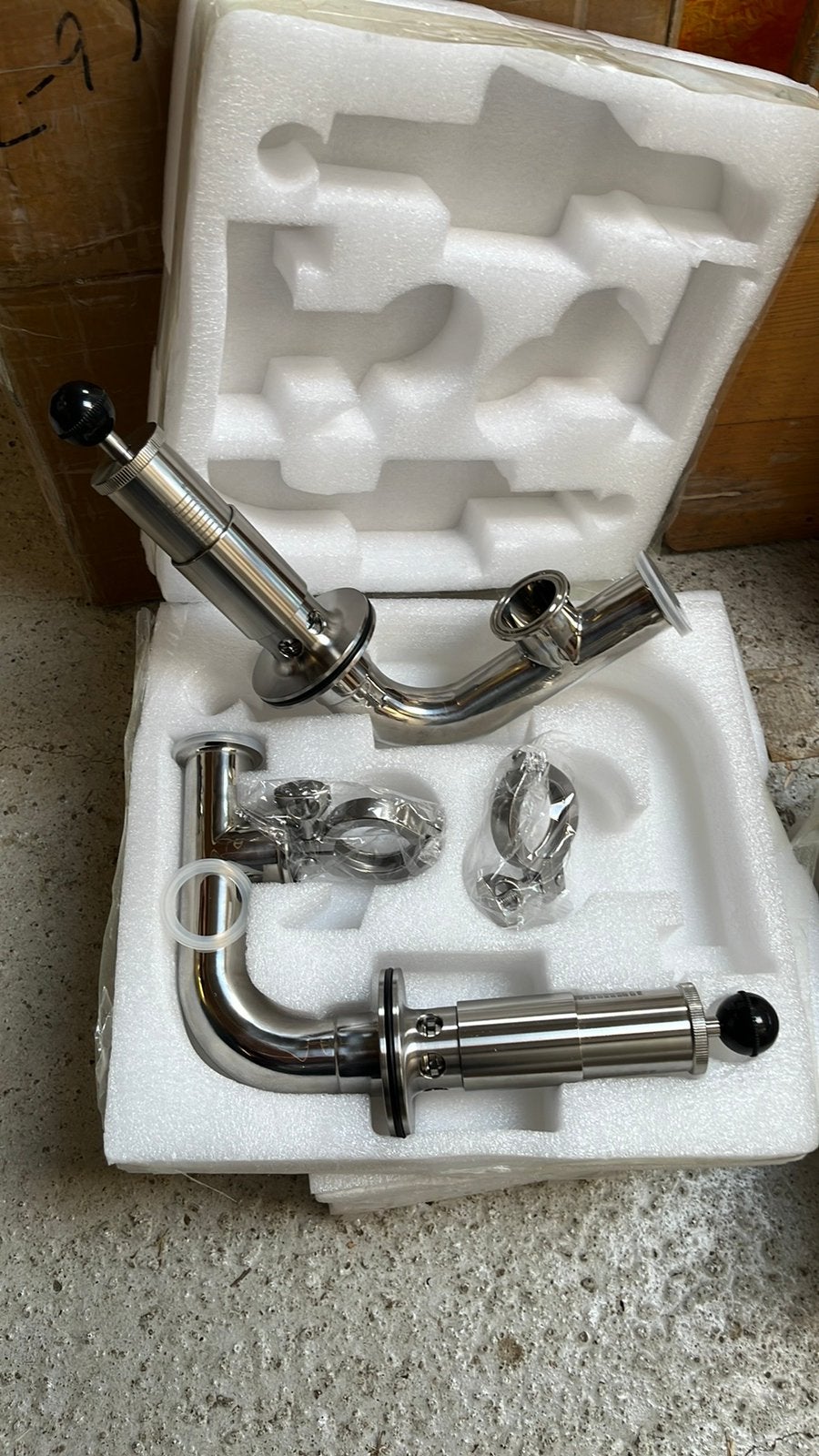 RVS Spundventiel, -drukregelaar met Tri-Clamp (Nieuw), Ophalen of Verzenden, Nieuw