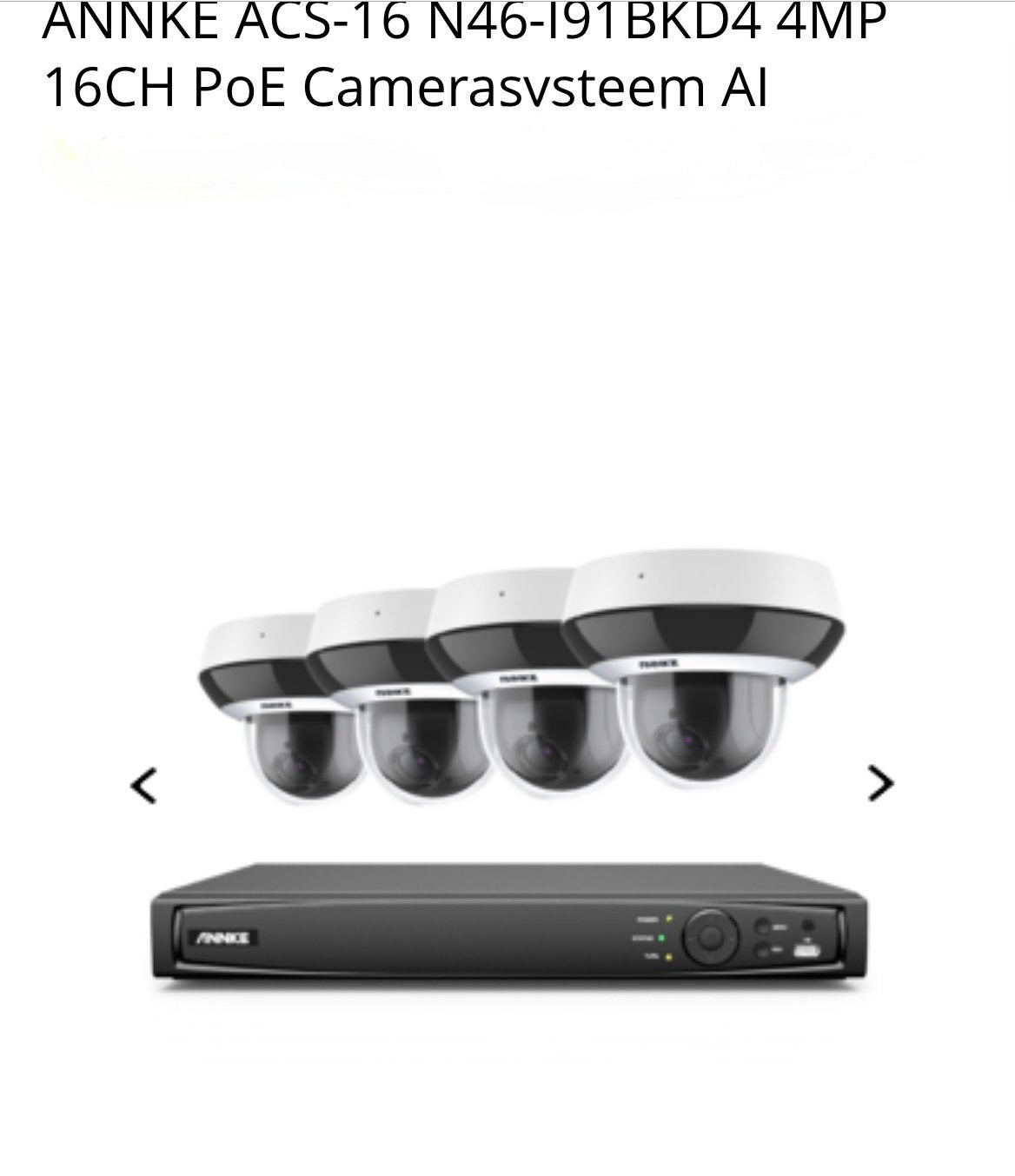 Nieuwe set Annke beveiligingscamera’s, Ophalen of Verzenden, Nieuw