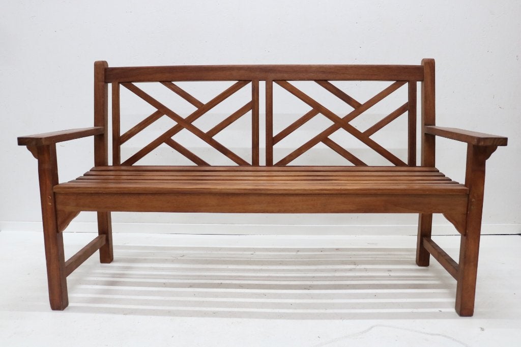 Teak Tuinbanken 120 / 150 CM, Huis en Inrichting, Ophalen, Nieuw, Bruin, Vijf, Zes of meer stoelen