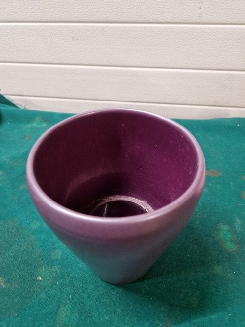 bloempot paars, aardewerk, Ophalen of Verzenden, 'T Olde Gre-j, Info@toldegrej.nl, Endepoelstraat 20f Didam