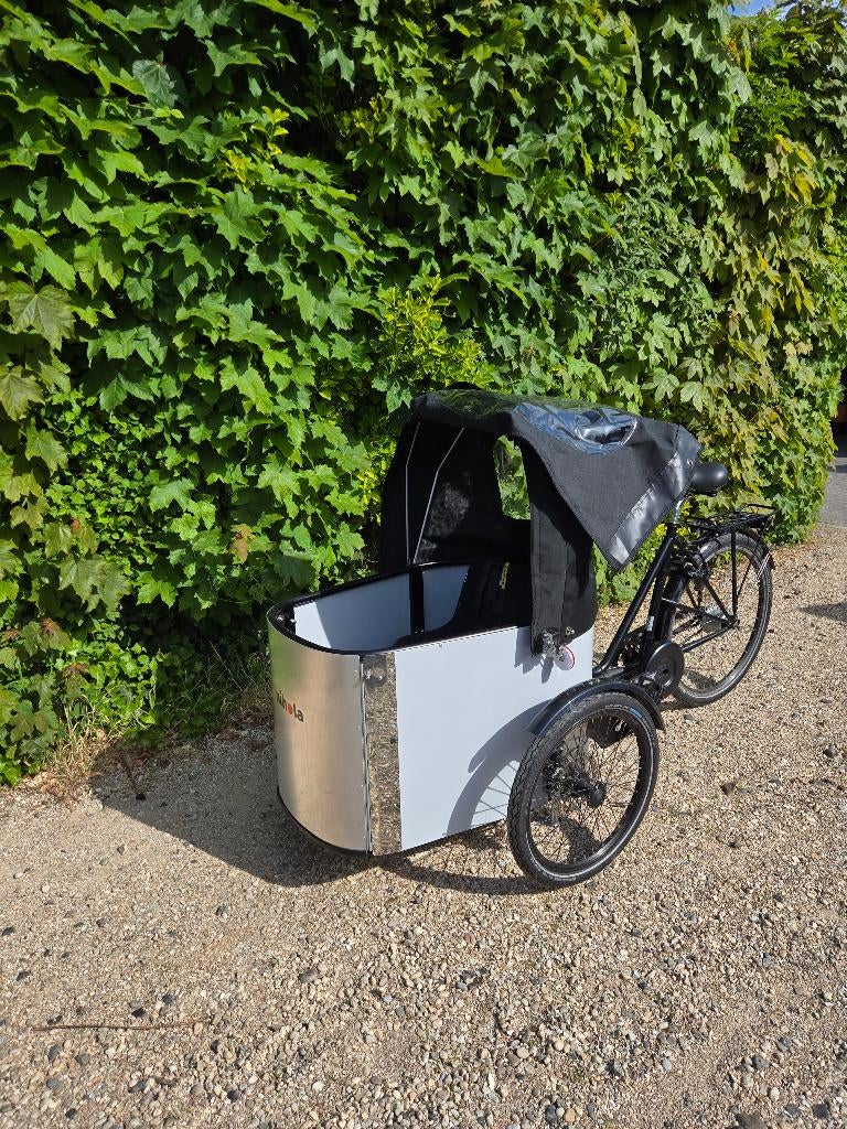 Nihola Electrisch compleet met lage instap, Fietsen en Brommers, Fietsen | Bakfietsen, Zo goed als nieuw, Overige merken, 2 kinderen