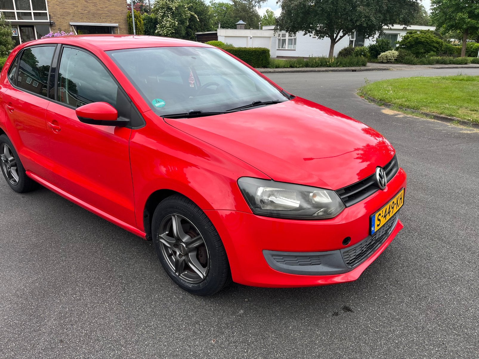 Volkswagen Polo 1.2 6V 44KW 5D My2009 2009 Rood, Auto's, Volkswagen, Bedrijf, Polo, Benzine, Hatchback, Handgeschakeld, Geïmporteerd