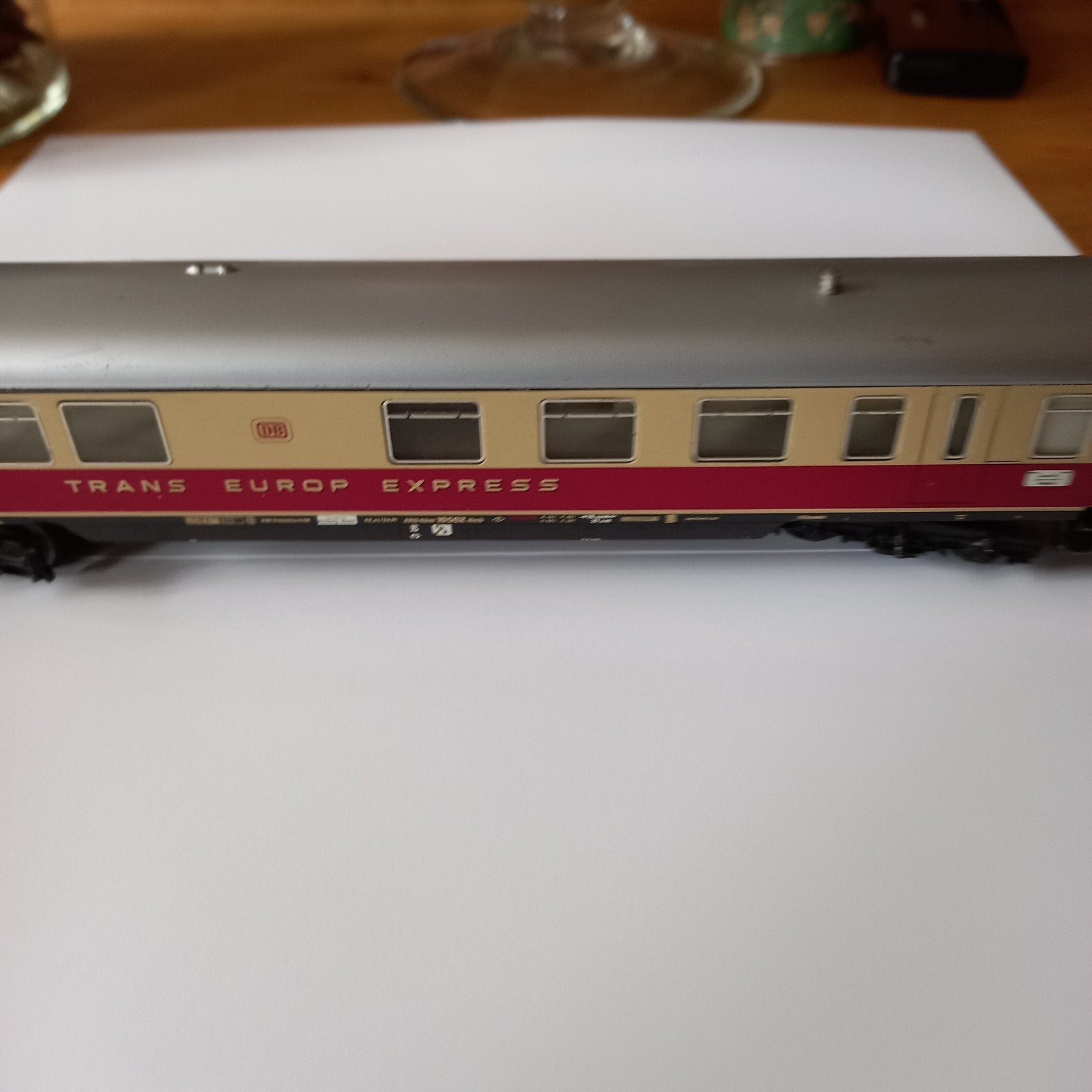Marklin DB Trans Europ Express, Wisselstroom, Gebruikt, Wagon, Ophalen of Verzenden