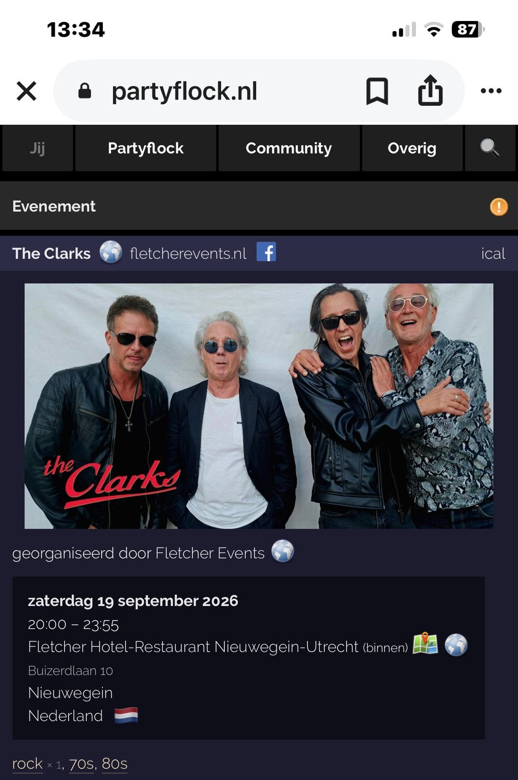 The Clark s, Eén persoon, September